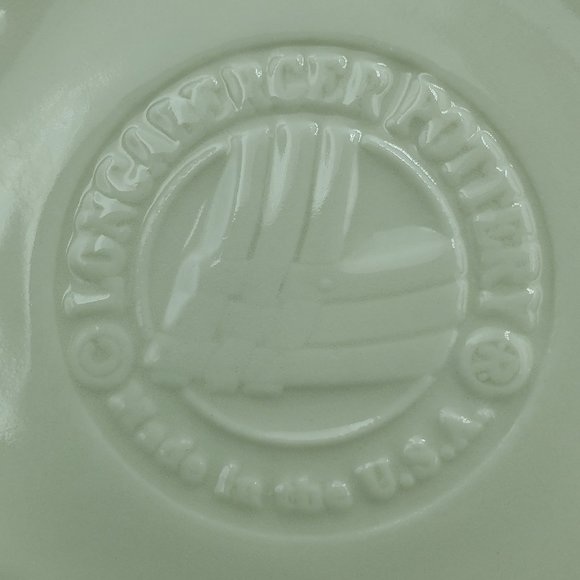 Longaberger Pottery Woven Traditions Ivory 1 Pint Salt Crock - Picture 5 of 5